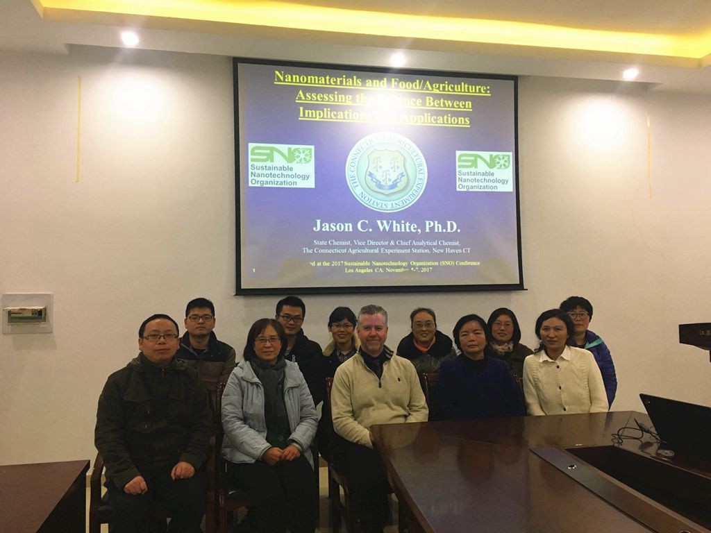 美国康涅狄格州农业试验站Jason C. White博士应邀来所（园）作学术报告