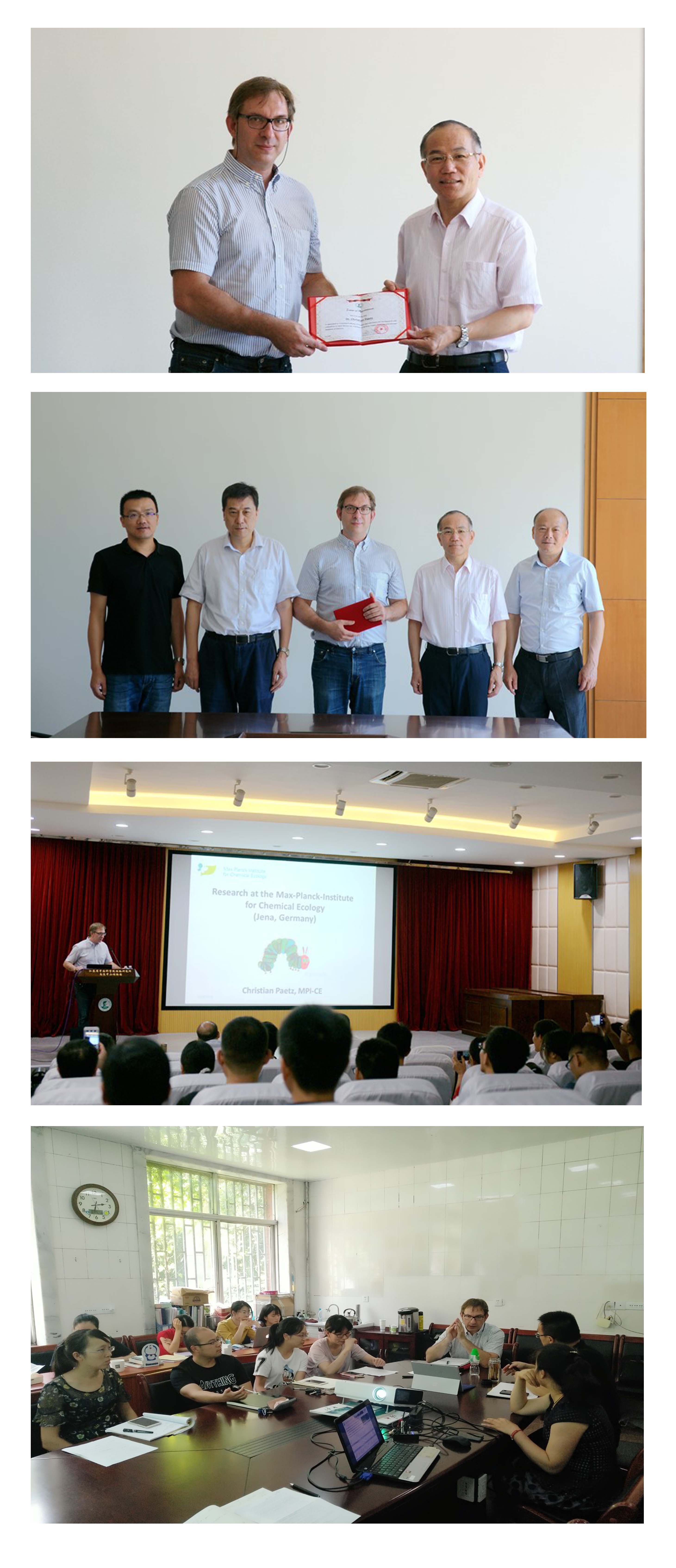 德国马普化学生态所Christian Paetz博士到我所进行学术交流