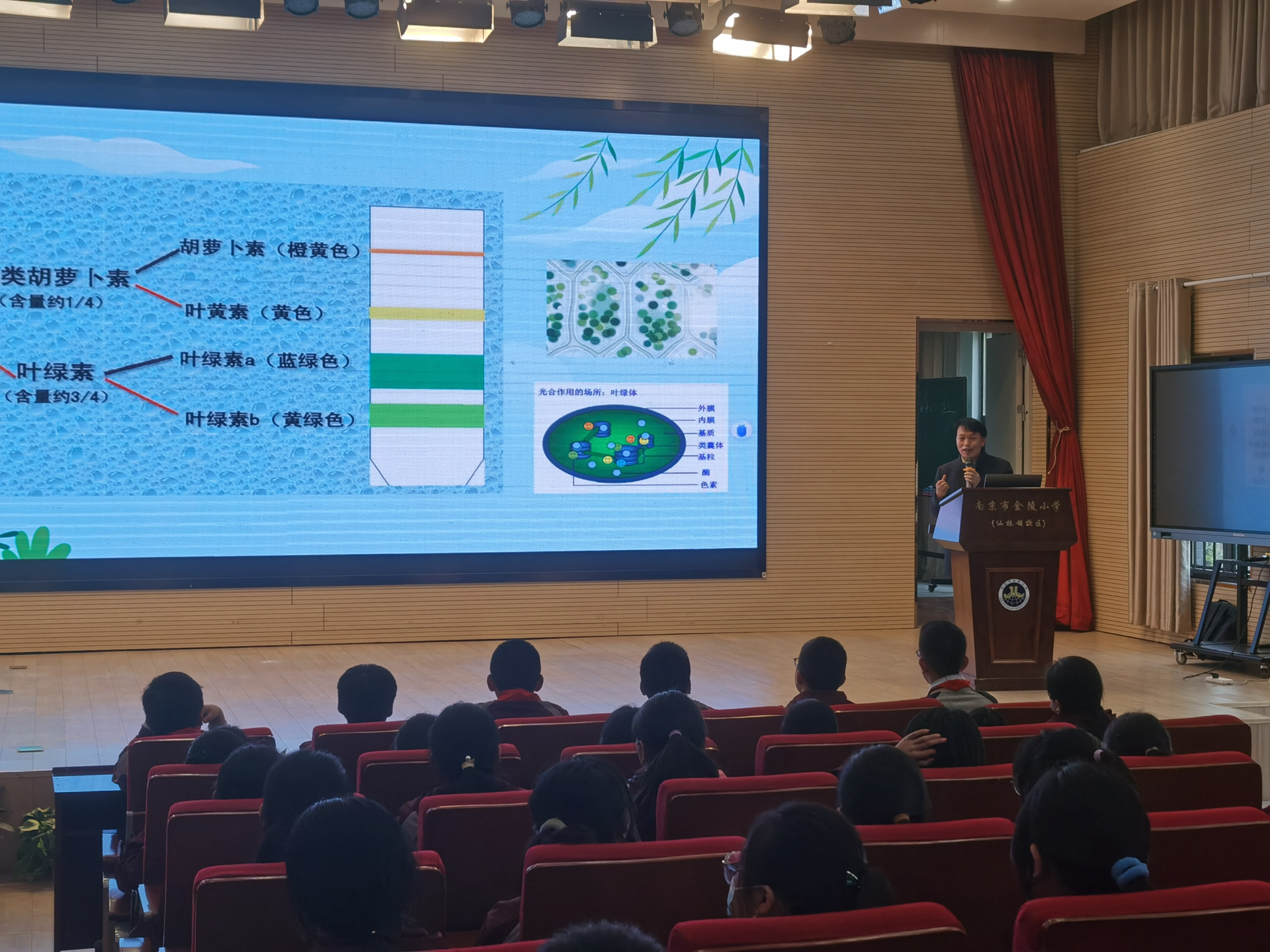 所（园）专家应邀为南京金陵小学（仙林湖校区）开展植物知识科普讲座